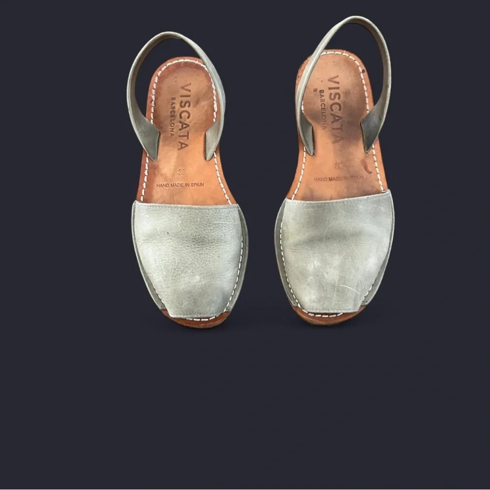 Viscata Women's Gray Espadrille Sandals‎